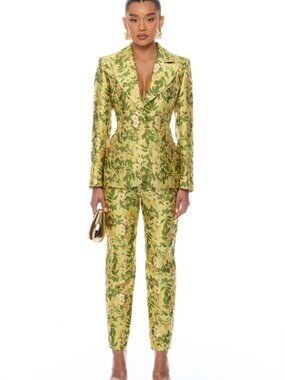 Fashion Nova Jacquard Print Pant (Pant Only)